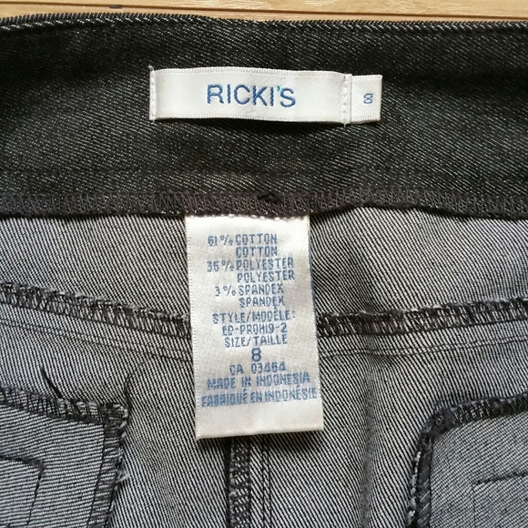 Ricki's charcoal grey skirt 8 - Picture 3 of 3